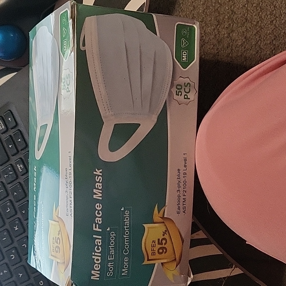 Disposable Face Masks 50 count